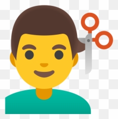 U200d Man Getting Haircut Emoji - Emoji Rey,Nice Emoji