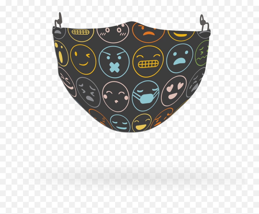 Emoji Pattern Face Covering Print 30 - Decorative,Emoji Headband