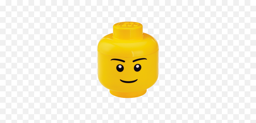 Lego Storage - Lego Storage Box Emoji,How To Make Brick Shape Out Of Emoticon