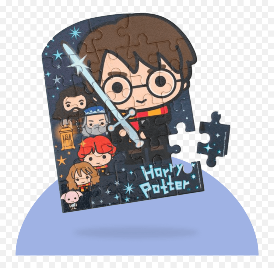 Harry Potter Puzzle - Harry Potter Chibi Emoji,Printable Black And White Sweating Emotion Face