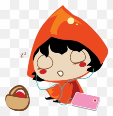 Red Riding Hood Stickers Emoji,Hood Emoji