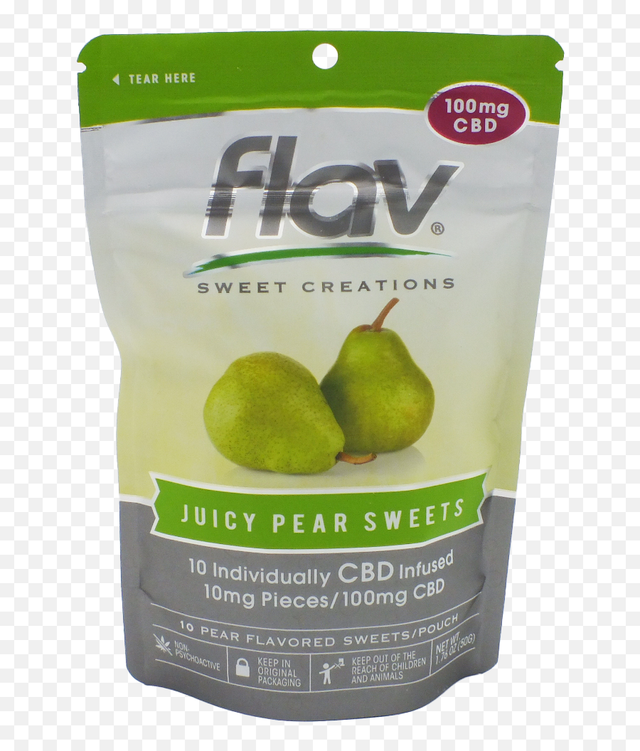 Flav Cbd Hard Candy 100mg - 3 Options Blis European Pear Emoji,Sweets Emoji