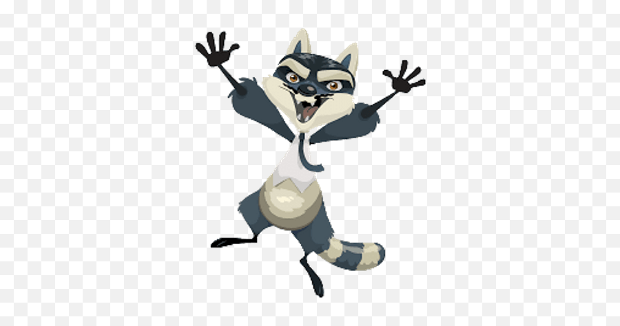 Farm Heroes Saga Rancid The Raccoon Paws Up Transparent Png - Farm Heroes Saga Fox Emoji,Raccoon Emoticons Whatsapp