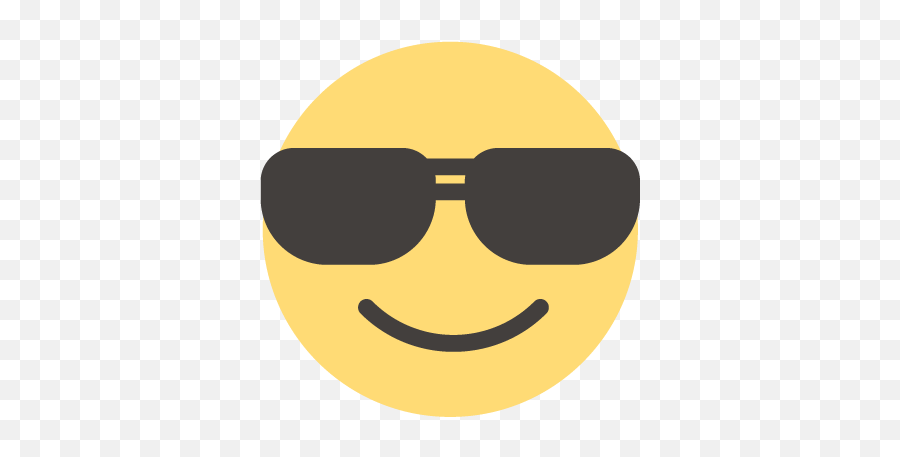 Emoticons Icons Iconbros - Cool Stuff Icon Emoji,Emoticons With Sunglasses