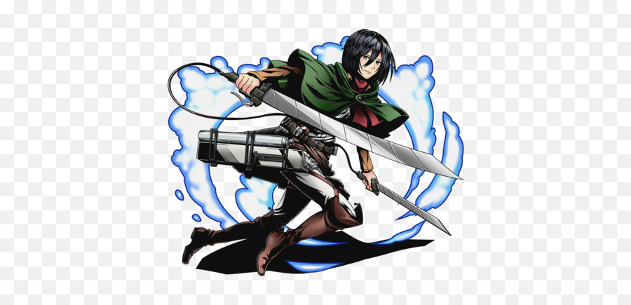 Mikasa Ackerman All Worlds Alliance Wiki Fandom - Shingeki No Kyojin X Divine Gate Emoji,Snk Levi Showing Emotion