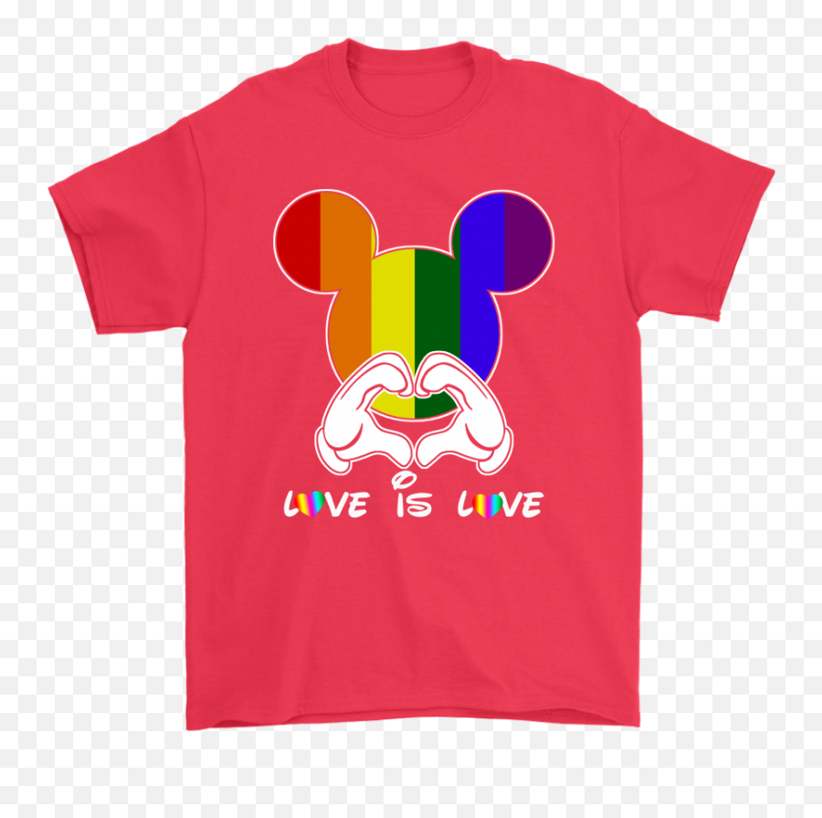 Love Mickey Mouse Lgbt Shirts Emoji,I Love Soccer Emotion Shirt