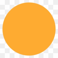 Orange Circle Emoji - What Emoji,Circle Outline For Emojis