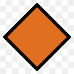 Small Orange Diamond Emoji Clipart - Virtual Learning Quiet Sign,Diamond Emoji