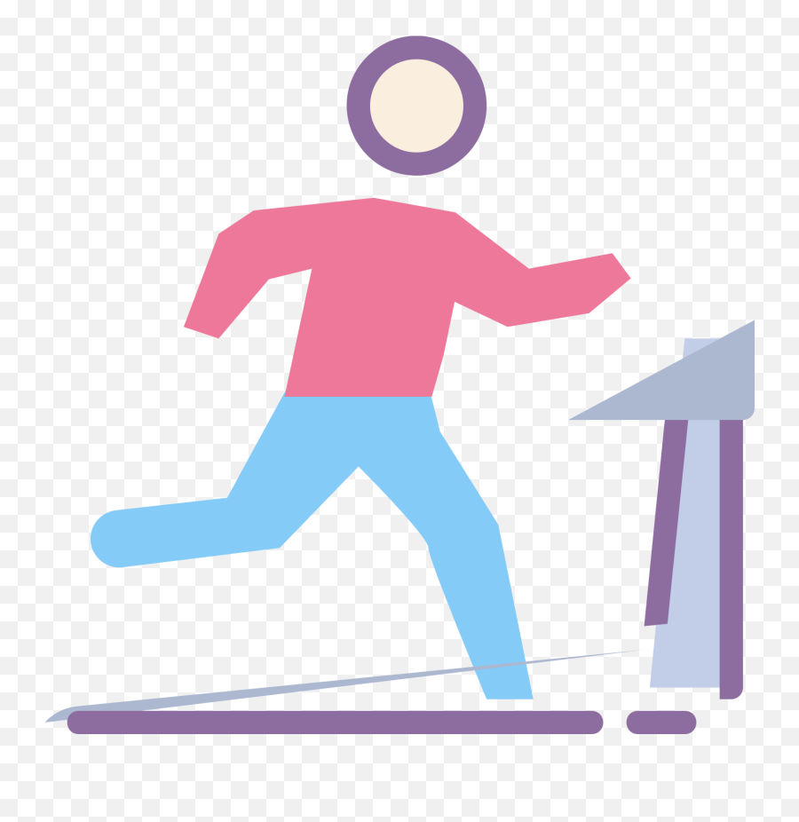 Hop Clipart Exercise - Exercising Icon Png Transparent Png Emoji,Swimmer Running Cyclist Emoji