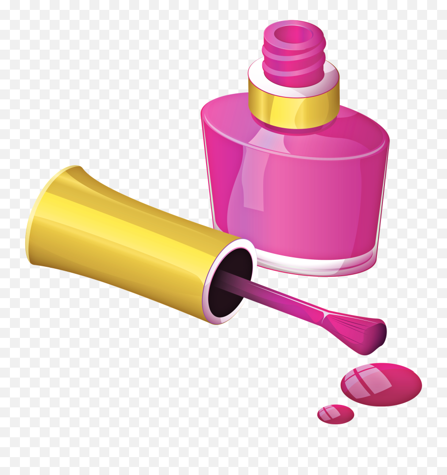 Nail Polish Clipart Png Transparent Png - Nail Polish Clipart Png Emoji,Nail Paint Emoji