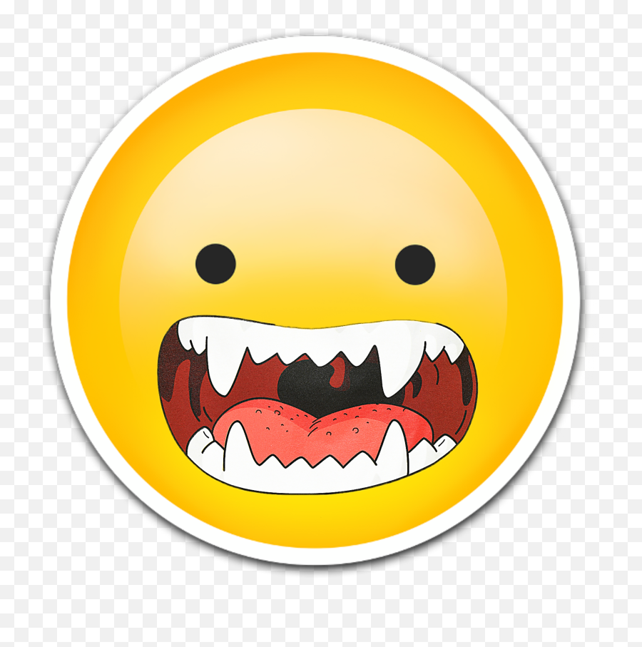 Popular And Trending Grr Stickers - Wide Grin Emoji,Grrr Emoji