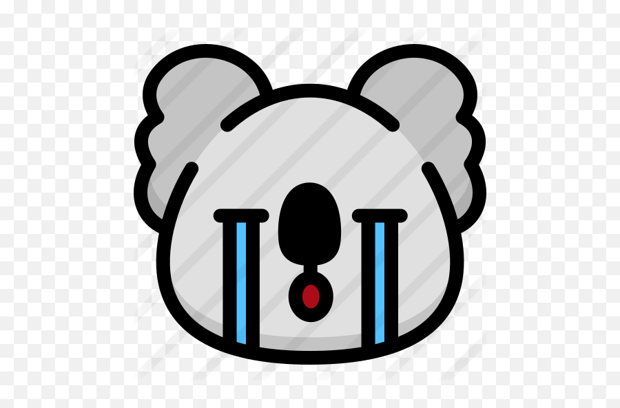 Cry - Free Animals Icons Emoji,Crying Bear Emoticon