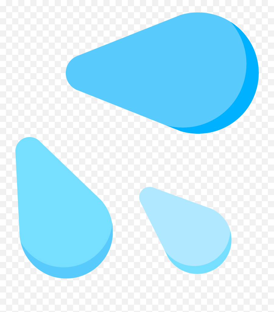 Transparent Splashing Sweat Emoji - Water Spurt Emoji,Sweating Emoji