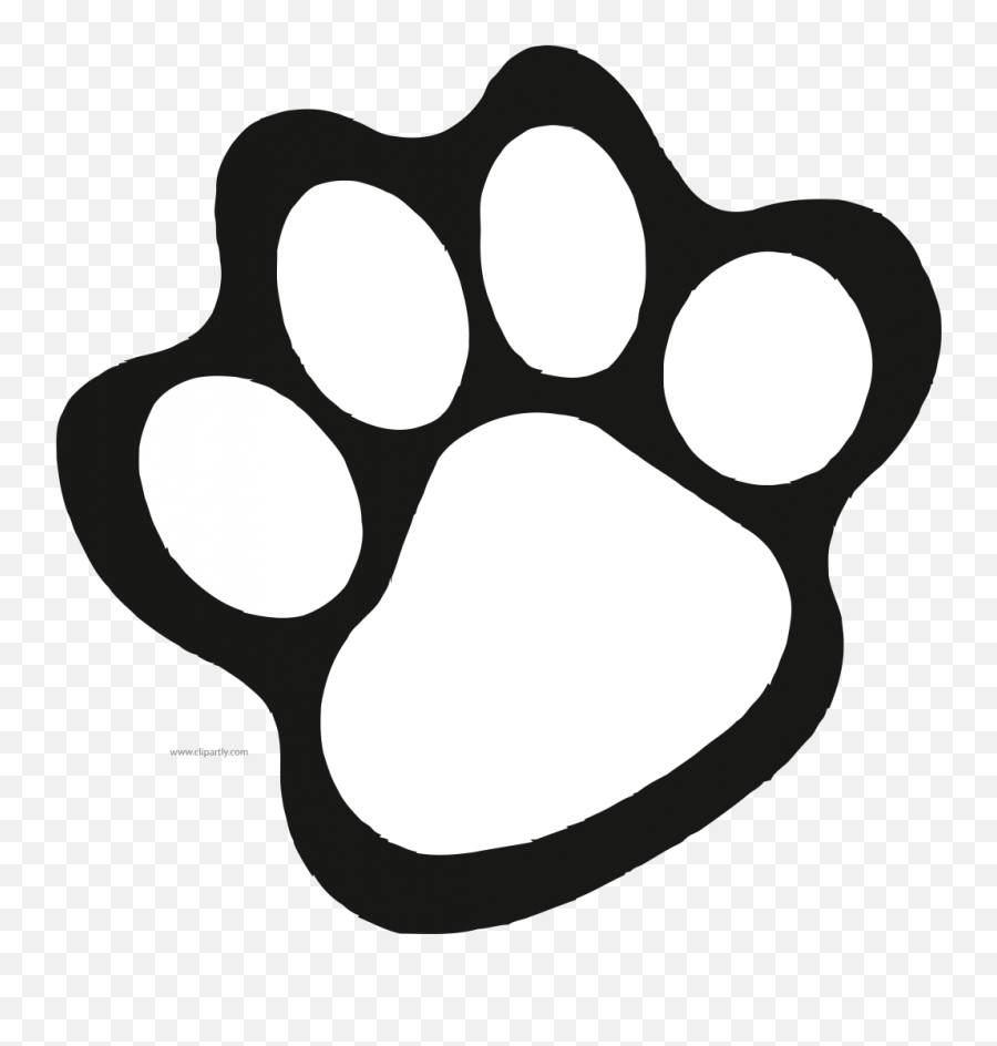Pawprint Clipart Cub Pawprint Cub - Tiger Paw Print Clipart Emoji,Single Paw Emoji