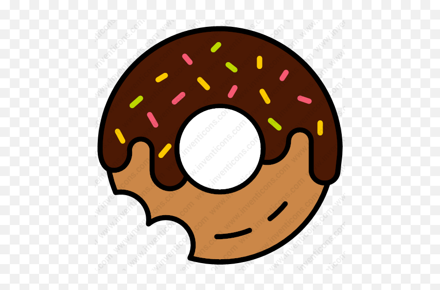 Download Donut Vector Icon Inventicons Emoji,Restaurant Related Emojis