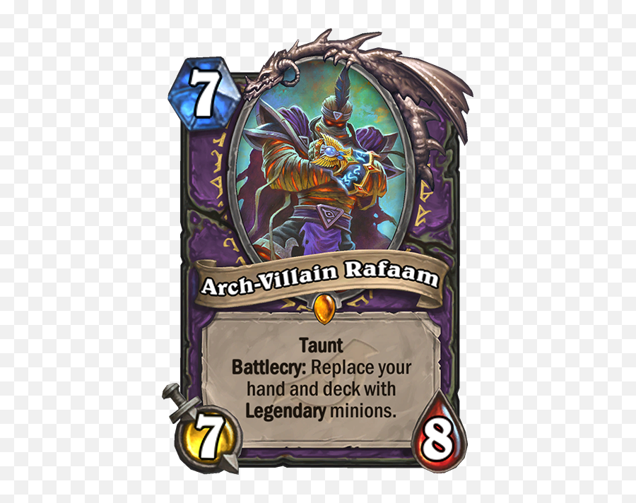 Rise Of Shadows Is The First Expansion Of The Year Of The - Rafaam Hearthstone Emoji,Deck Of Cards Emoji