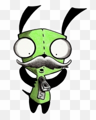 Oooh A Mustache By Gorilla - Ink Moustache Transparent Moustache Emoji,Mooch Emoji