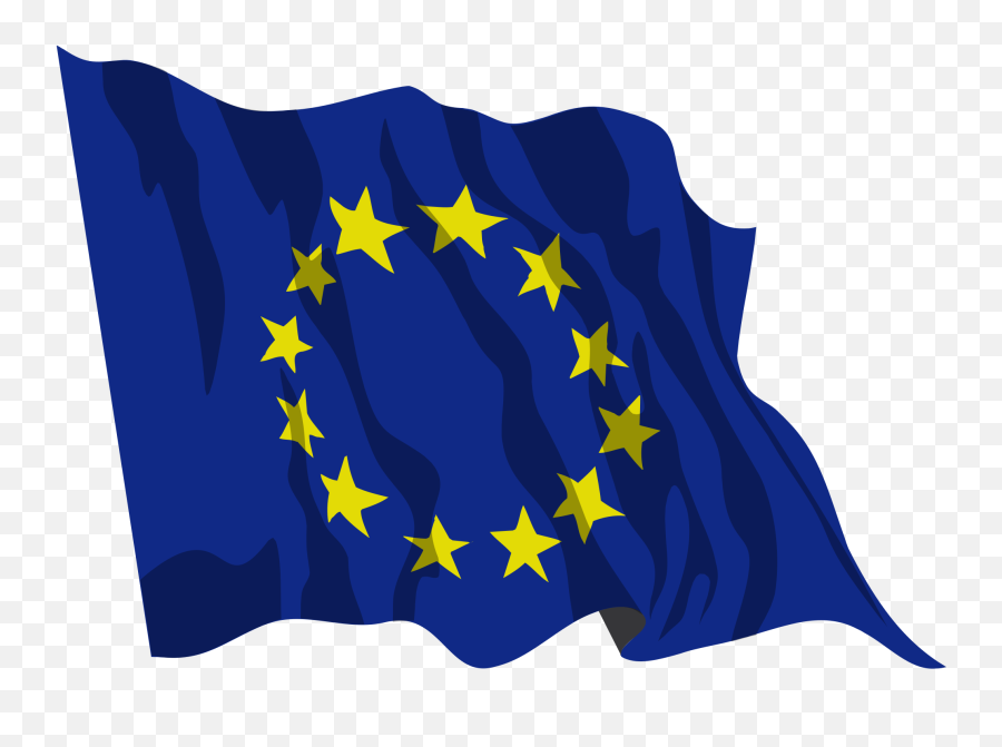 Download Hd File Of Europe Waving - European Union Flag Png European Union Flag Png Emoji,Waving Emoji