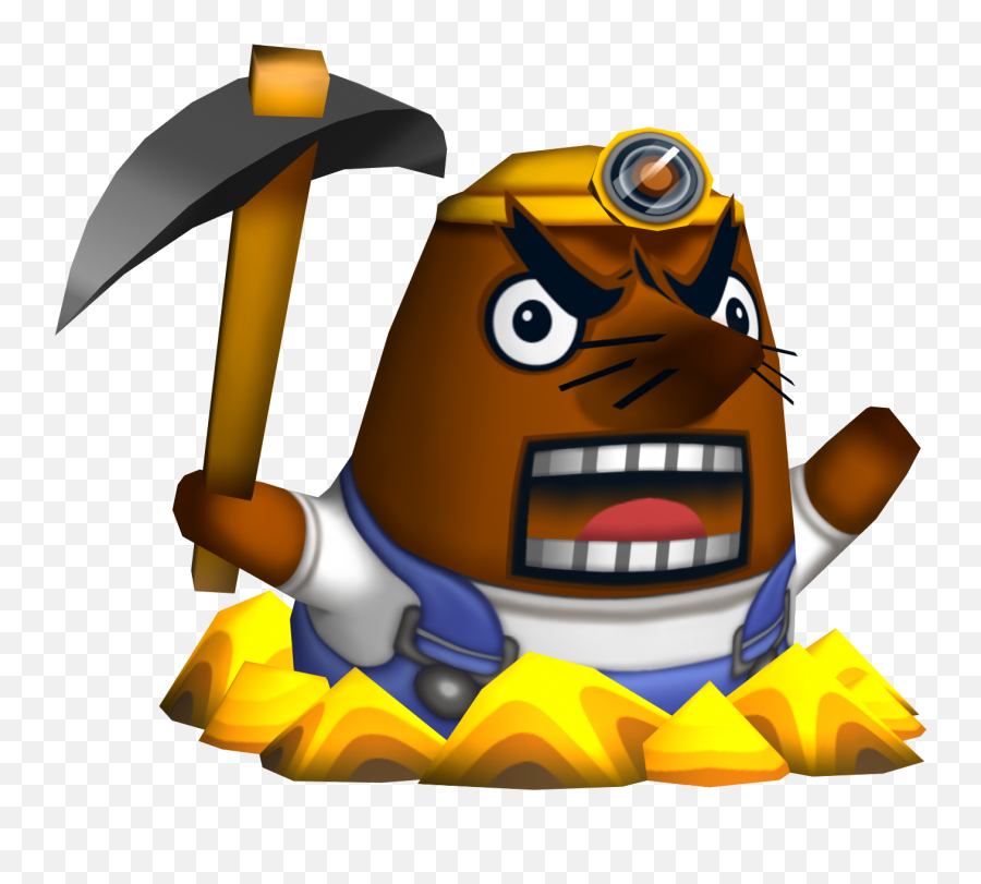 Mole Clipart Underground Mole Underground Transparent Free - Animal Crossing Resetti Emoji,Animal Crossing Emotion