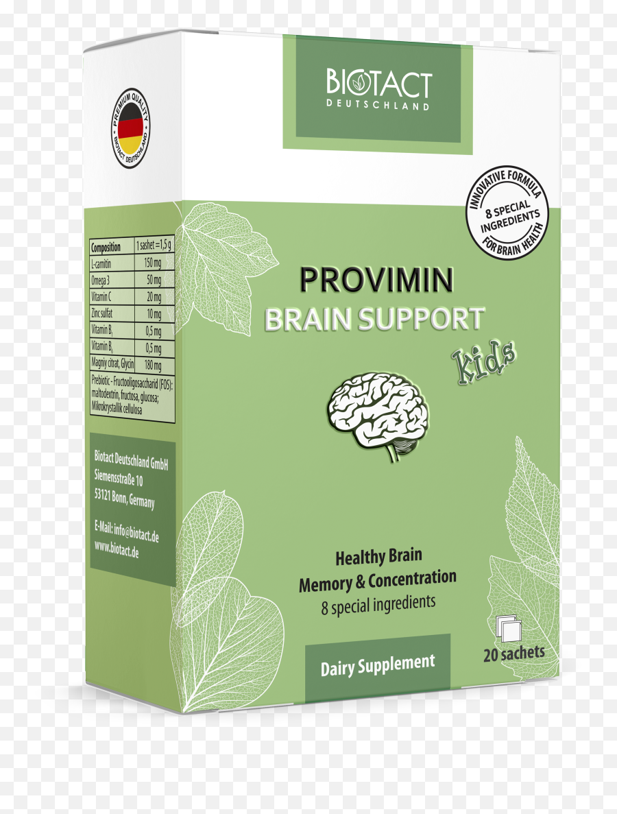 Biotact Provimin Brain Support Kids - Green Coffee Emoji,Sashet Emotions