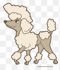 Cartoon Poodle Clipart 2 Image - Clipartandscrap Poodle Clipart Emoji,Pink Poodle Emoji