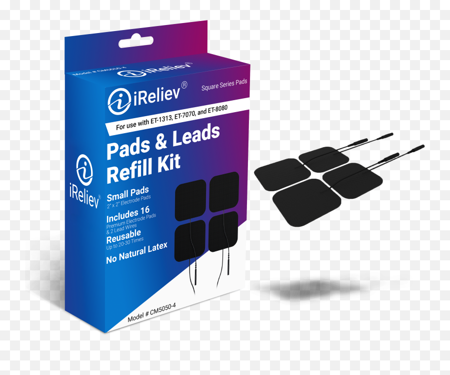 Electrode Pads U0026 Leads Refill Kit For Tens Unit Or Ems Muscle Stimulator From Ireliev - Walmartcom Ireliev Pads Leads Refill Kit Emoji,Lg Sex Text Emoticons Add Ons