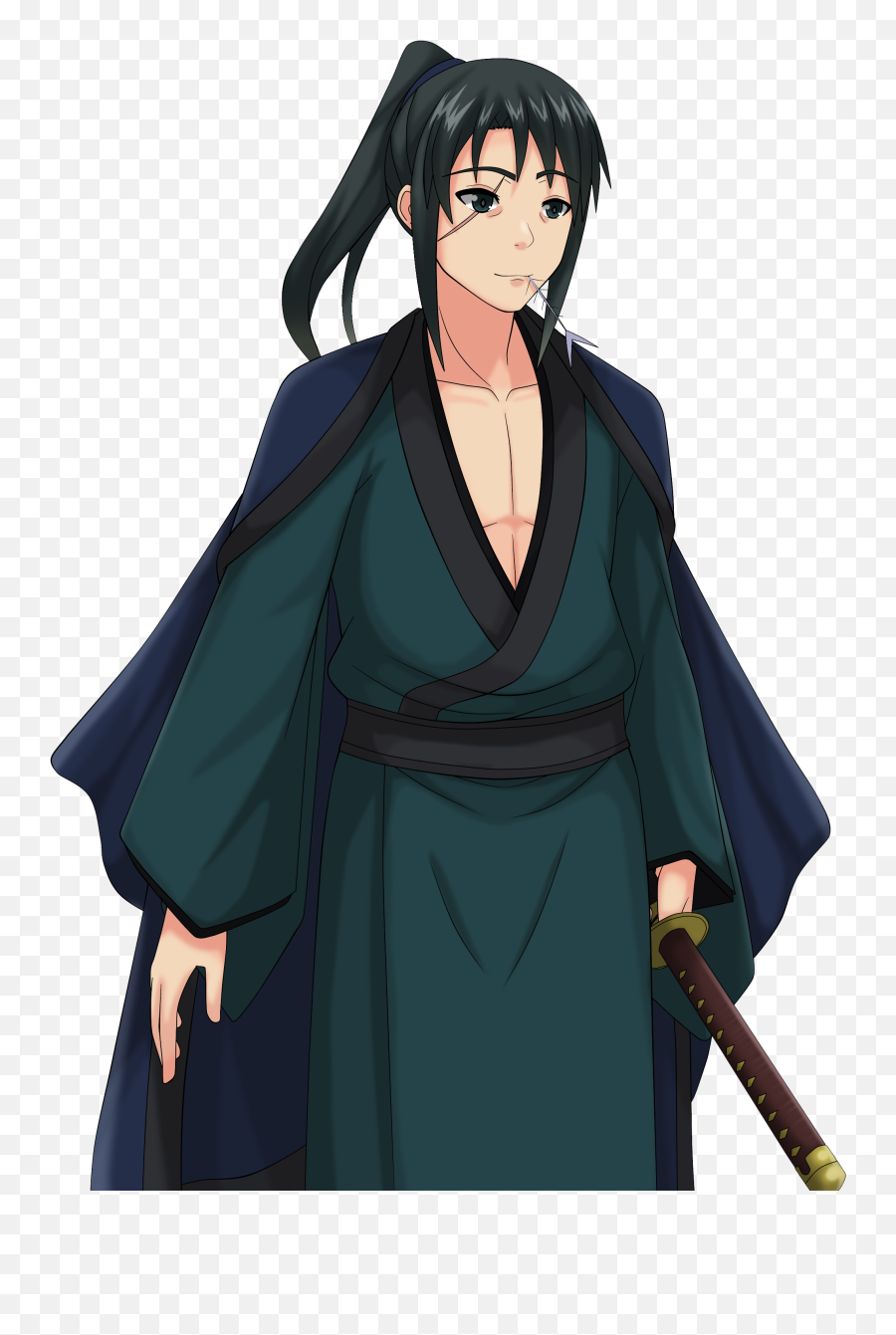 Samurai Kagashi U2013 D20 Anime Srd - Fictional Character Emoji,Anime Emotion Model Sheet