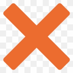 Cross Mark Emoji - X Cross Icon,Red X Emoji