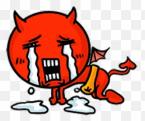 Little Devil Sticker - Fictional Character Emoji,Devil Emoji On Macbook