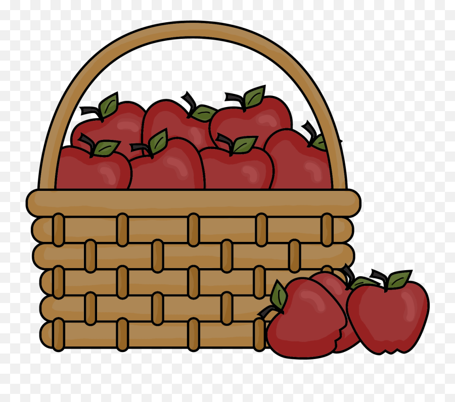 Library Of Apple Sauce Image Free Png Files Clipart - Apple Basket Clipart Png Emoji,Emoticons Basket