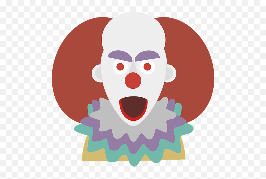 Monster Chilling Clown Terror Halloween - Dot Emoji,Chilling Emotions