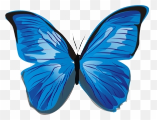 Blue Butterfly Png Image Transparent - Blue Butterfly Clipart Emoji,Purple Butterfly Emojis
