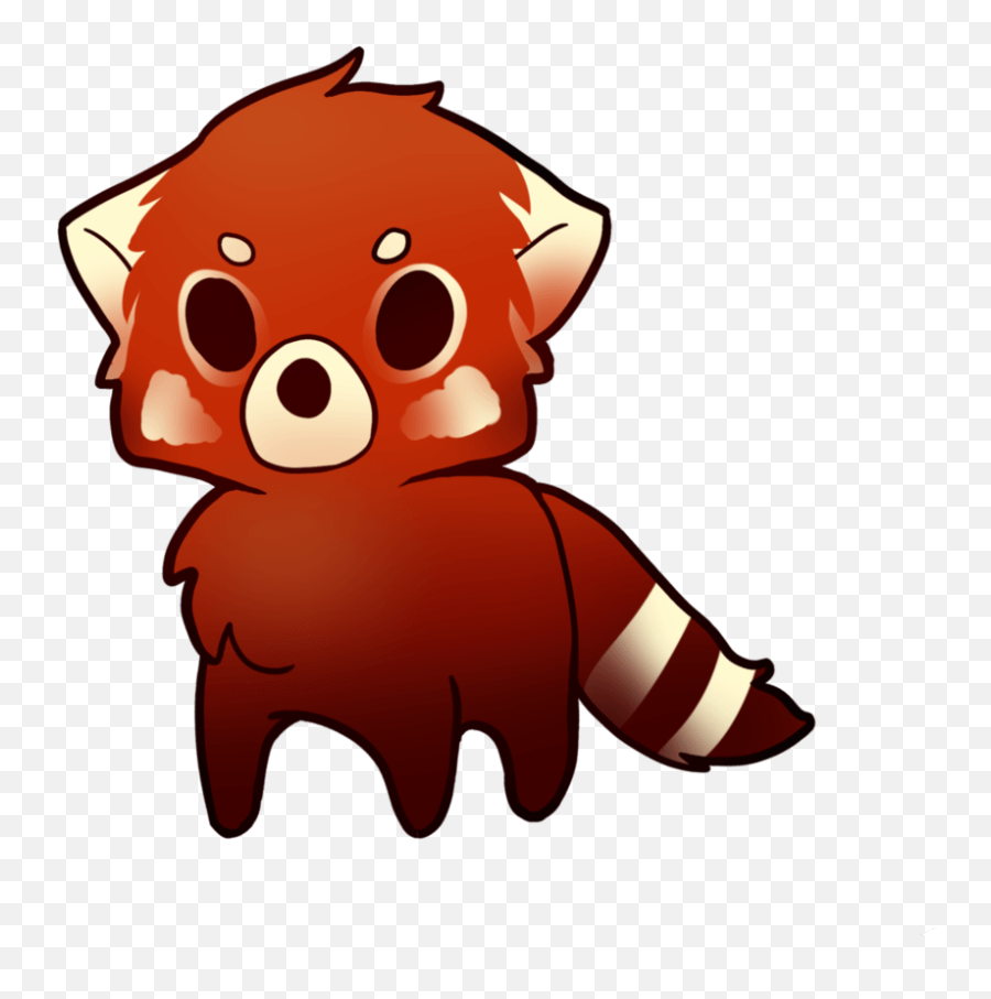 Cute Red Panda Drawing - Cute Baby Red Panda Drawing Emoji,Red Panda Emoji