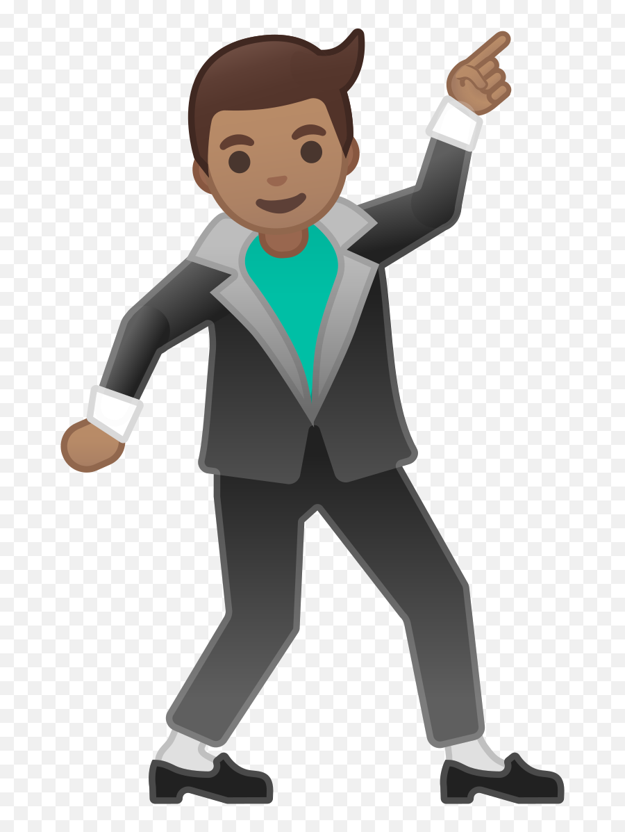 Filenoto Emoji Oreo 1f57a 1f3fdsvg - Wikimedia Commons Black Man Dancing Emoji,Cartoon Hand Emoji