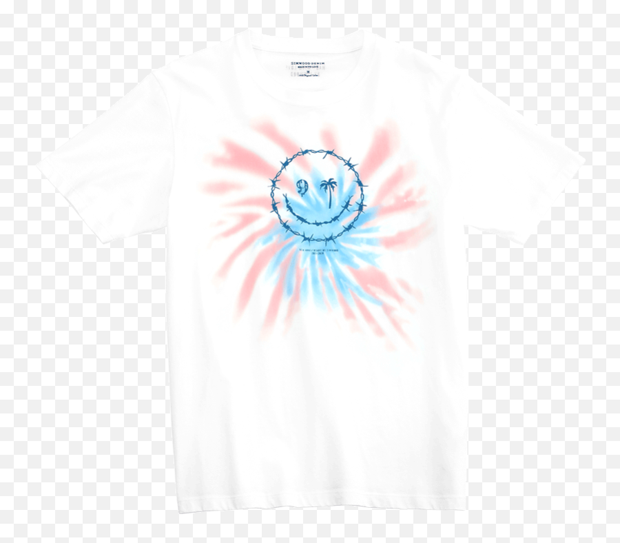 Simwood 2020 Summer New T Shirt Men Fashion Tie Dyed Digital Emoji,Emoticon T Shirts