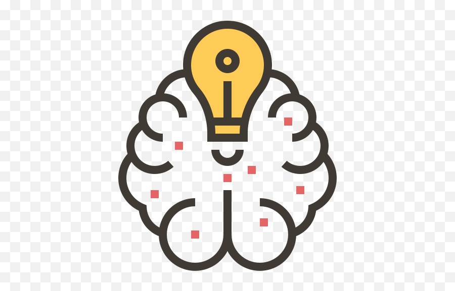 Artificial Intelligence Brain Light Bulb Idea Free Icon - Svg Robot Artificial Intelligence Icon Emoji,Emoticon Robot Face Light