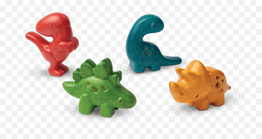 Dino Set - Plan Toys Dino Set Emoji,Emotion Dolls