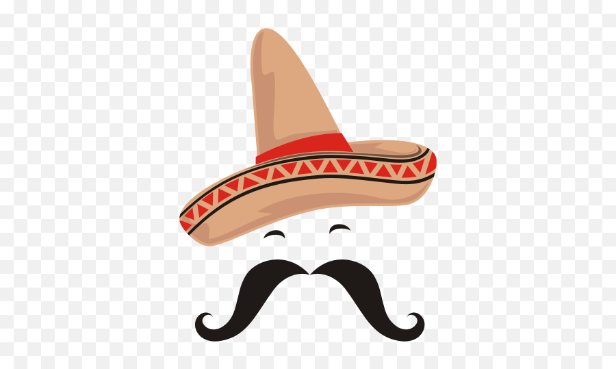 Sombrero Png File U2013 Png Lux - Sombrero Mustache Clipart Png Emoji,Taco Emoji Transparent Backround