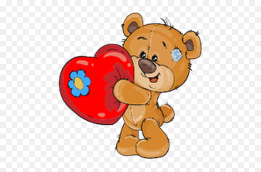Teddy Bear Hugs - Bear Holding Heart Emoji,Teddy Bear Hug Emoticon On Whatsapp
