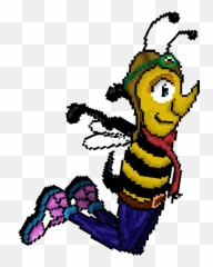 Artstation - Daizo The Bee 2d Animation Project Matthew Cornes Emoji,Bee Emoticon Gif