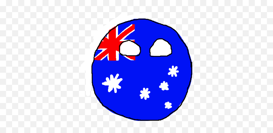 Drawlur Australiaball By Guy Emoji,Australian Guy Emoticon