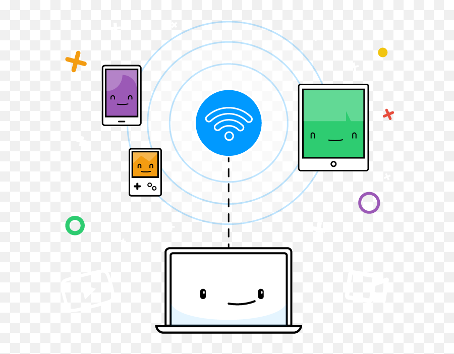 Turn Your Pc Into A Wi - Wifi Hotspot Diagram Emoji,How To Type Emojis On Windows 10