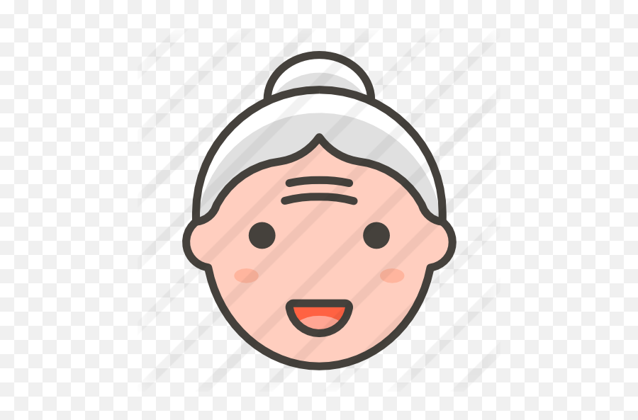Old Woman - Free Smileys Icons Old Woman Face Vector Emoji,Grandma Emoji