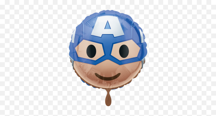 Captain America Emoji Folienballon - Captain America Balloon Emoji,America Emoji