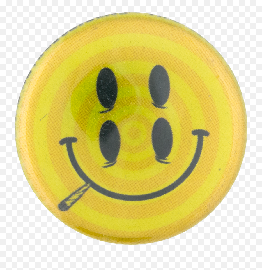 Double Eyed Smiley Busy Beaver Button Museum - Double Eyed Smiley Emoji,Meaning Of Emoticon