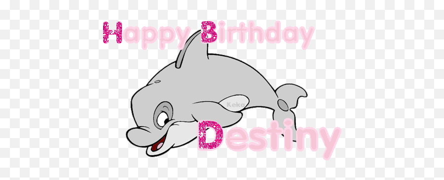Happy Birthday Dolphin Graphic Graphics99com - Language Emoji,Funny Birthday Emoticons