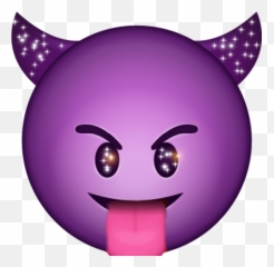 Emoji Evil Foryou Sticker - Devil Emoji,Evil Laughing Emoticon