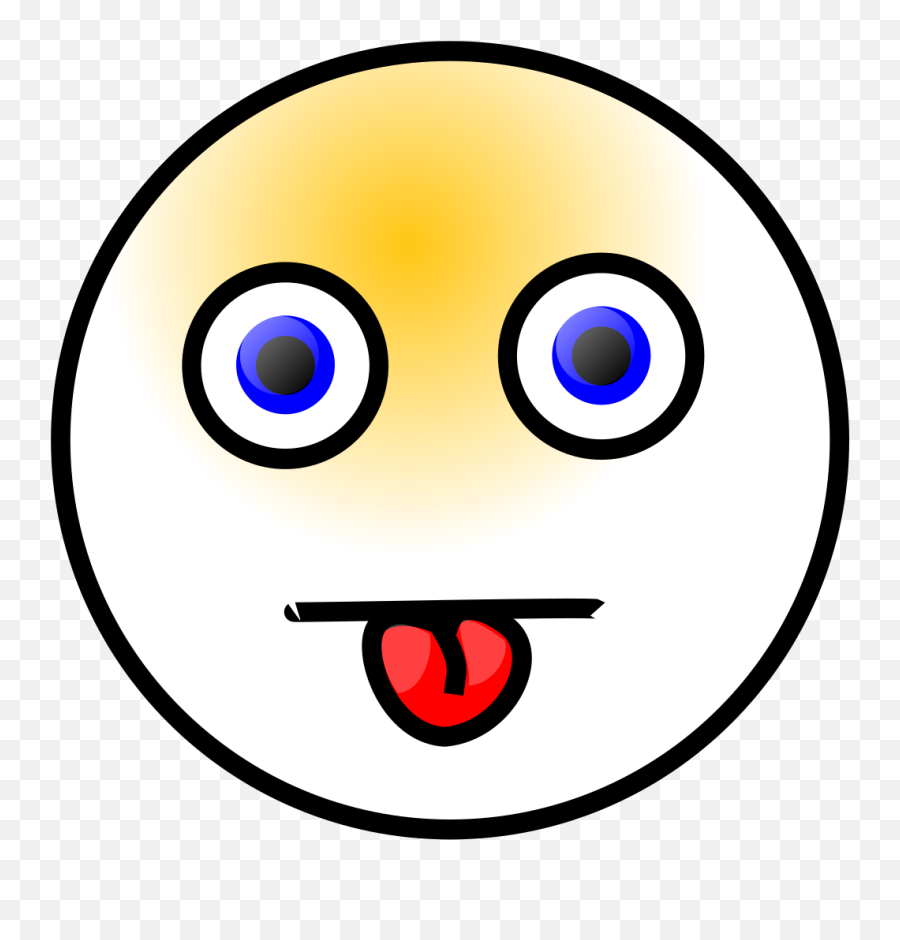 Smiley With Tongue Out Svg Vector Smiley With Tongue Out - Smiley Face Clip Art Emoji,Emoticon Tongue Out