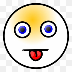 Smiley With Tongue Out Svg Vector Smiley With Tongue Out - Smiley Face Clip Art Emoji,Emoticon Tongue Out