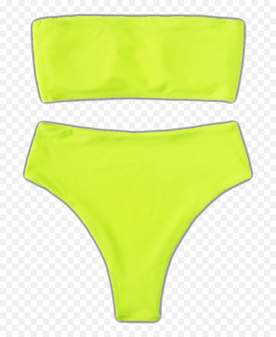 Swimsuit Vsco Vscogirl Swimsuits Bikini - Solid Emoji,Emoji Swimming Suits